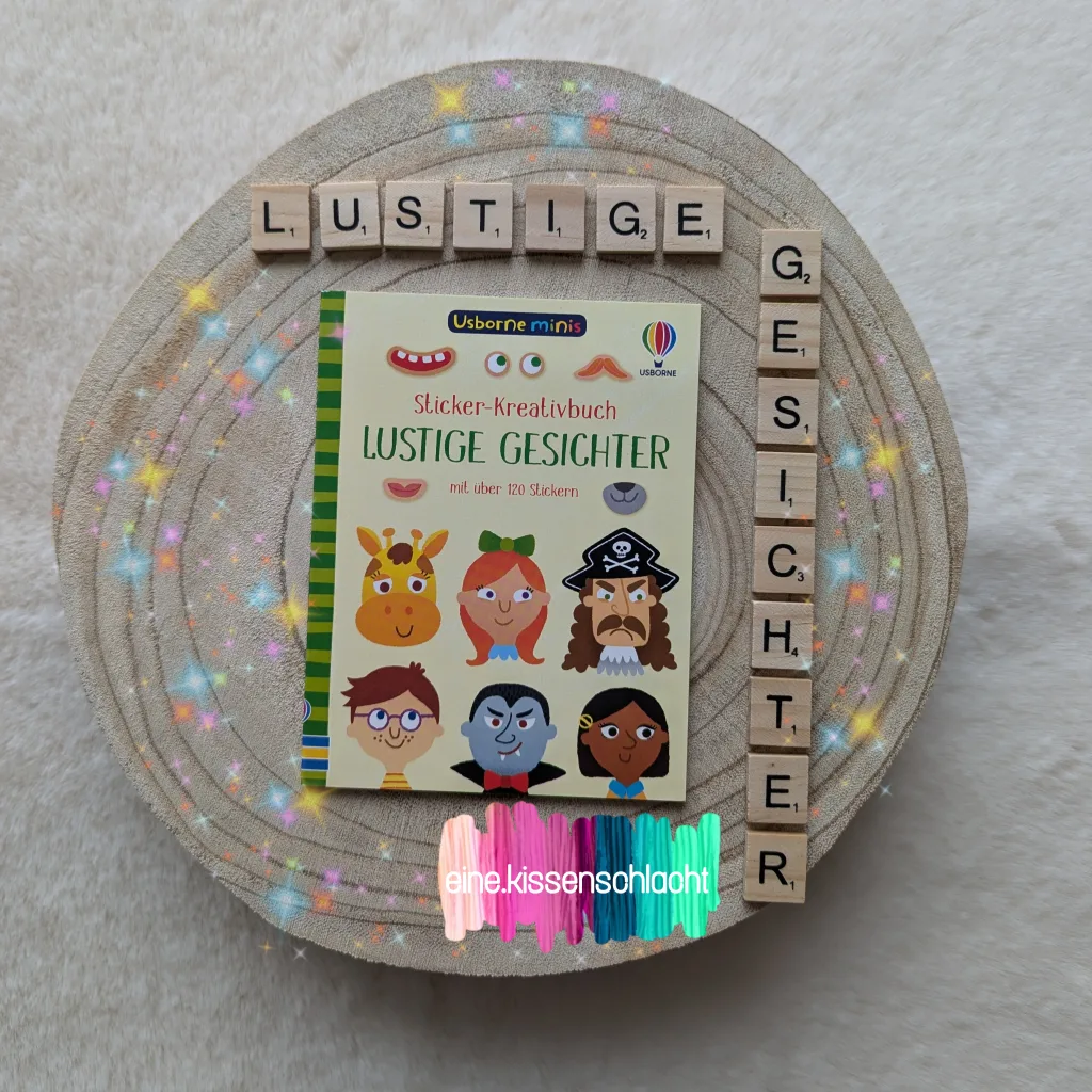 Sticker-Kreativbuch - Lustige Gesichter (Sam Smith)