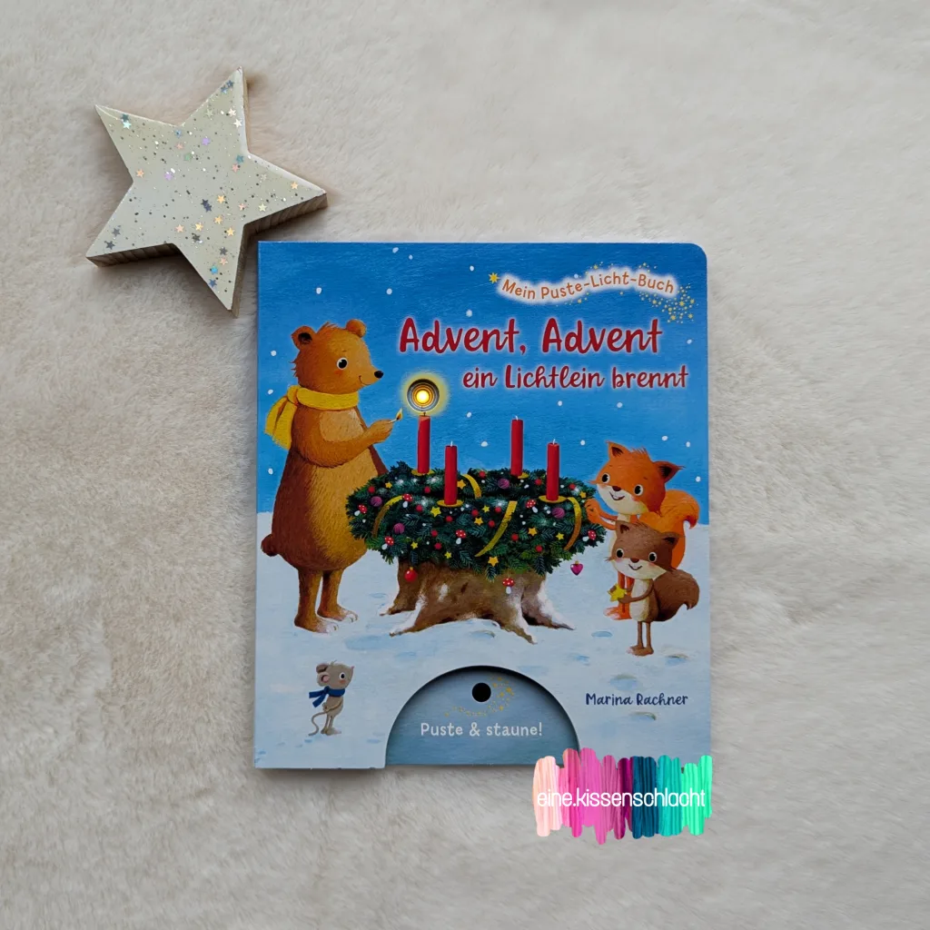Mein Puste-Licht-Buch - Advent, Advent ein Lichtlein brennt (Sylvia Tress)