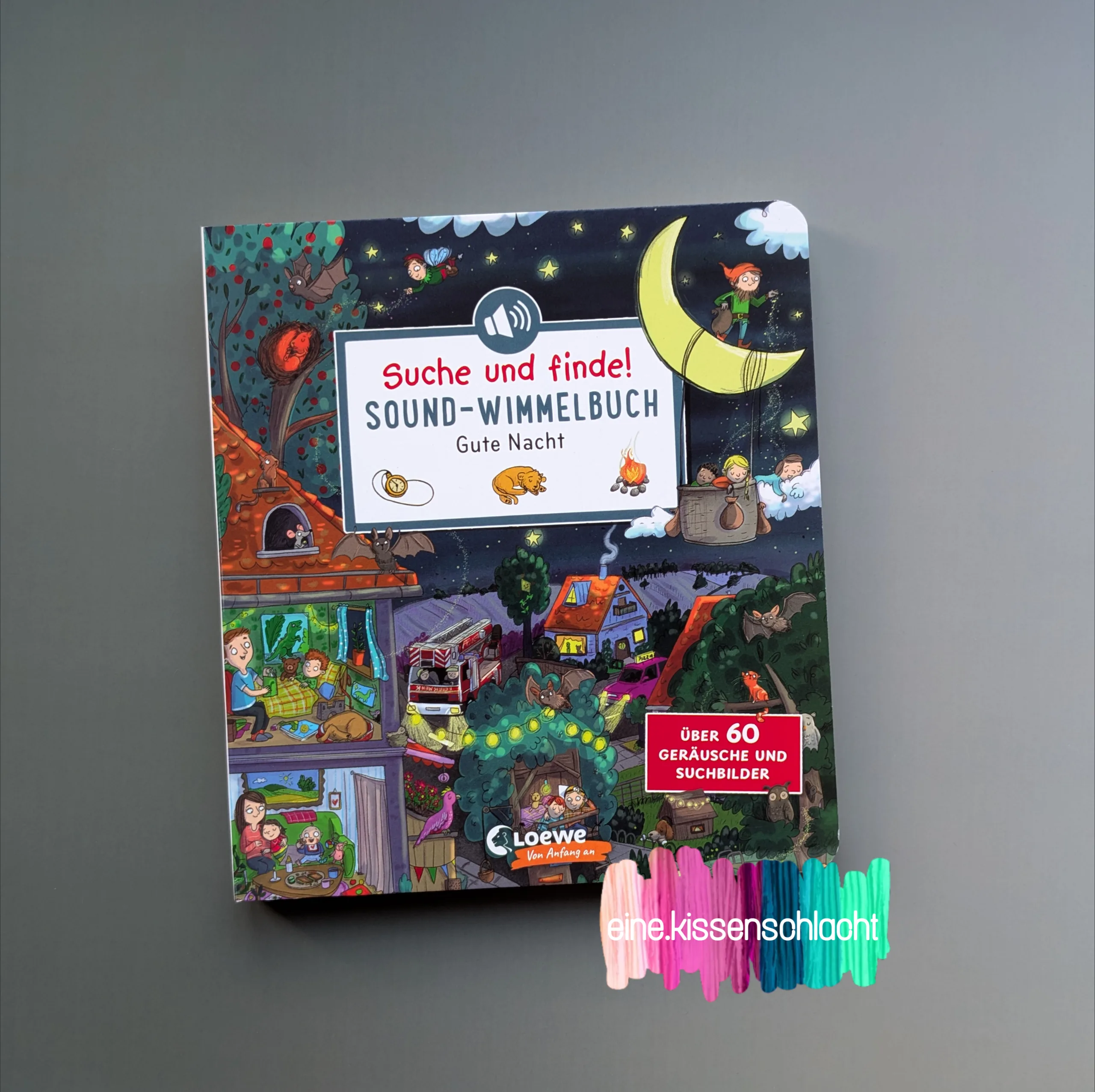 Mehr über den Artikel erfahren Suche und finde! Sound-Wimmelbuch – Gute Nacht (Tessa Rath)