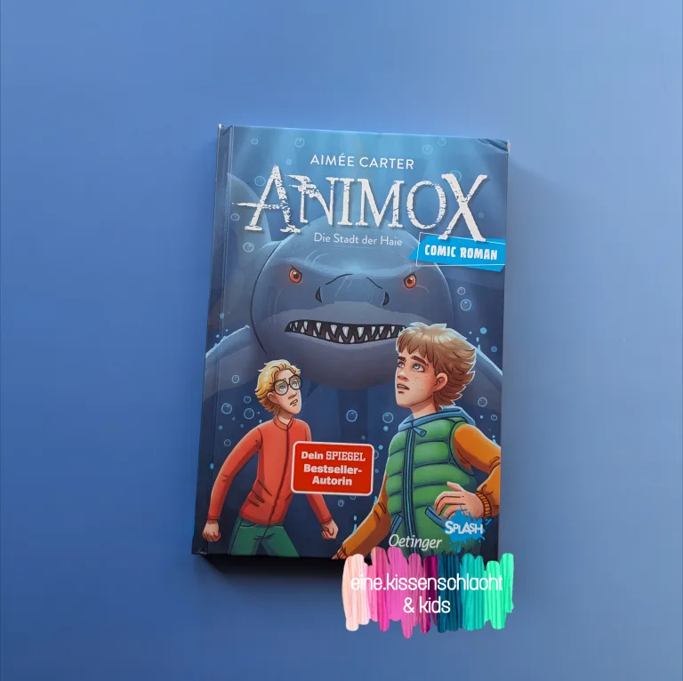 Mehr über den Artikel erfahren Animox Comic-Roman – Die Stadt der Haie (Aimée Carter)