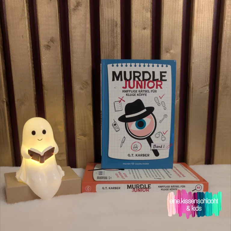 Mehr über den Artikel erfahren Murdle Junior – Knifflige Rätsel für kluge Köpfe (G.T. Karber)