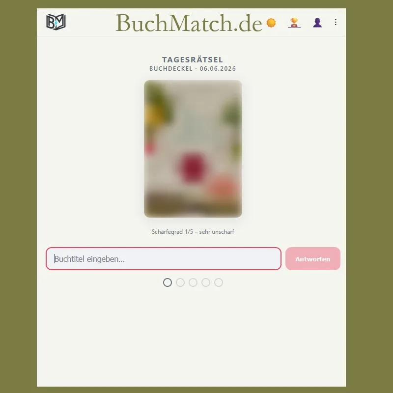 Du betrachtest gerade Raten, Rätseln, Lesen – das neue Tages-Spiel für Büchermenschen