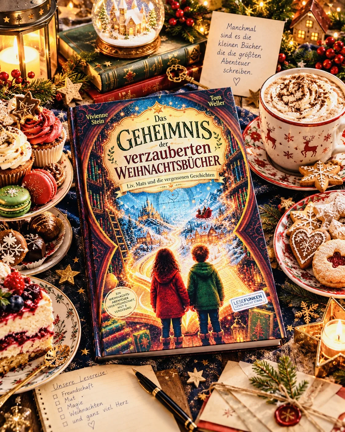 Mehr über den Artikel erfahren Das Geheimnis der verzauberten Weihnachtsbücher (Vivienne Stein und Tom Weiler)